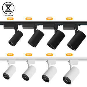 Chuyên Nghiệp 360 ° Có Thể Điều Chỉnh AC 110V 265V 10W 20W 30W 40W Nhôm Spotlight COB Trong Nhà Showroom Cửa Hàng Quần Áo LED Theo Dõi Ánh Sáng - Product Image 1