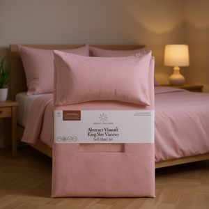 Parure de draps Viasoft King Size Vianney Soft en tissu satiné pour la maison - Product Image 2