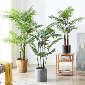 Décor de verdure voyageur tropical bonsaï faux arbre feuilles de bananier artificielles décor de verdure pour la maison ou le bureau - Product Image 6