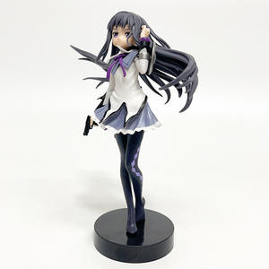 18CM Akemi Homura pie niñas <span class=keywords><strong>Manga</strong></span> estatuilla estatuas Puella <span class=keywords><strong>Magi</strong></span> Madoka Magica dibujos animados Figura PVC Anime figura Juguetes - Product Image 5