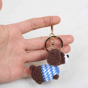 Nuevo Llavero de Peluche Tejido a Mano con Diseño de Perro, Ideal para Regalo Promocional o Souvenir para Mejores Amigos - Product Image 4