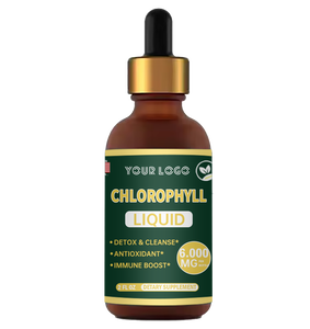 תוספי צמחים כלורופיל לשתות 6000 מ ג עם מינרלים ויטמין פרטי תווית oem כלורופיל נוזלי כלורופיל - Product Image 6
