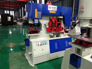 Punzonadora y cizalla hidráulica combinada Herramienta para trabajadores de metal de hierro y acero - Product Image 2