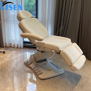 Kisen Popular Black Beauty Salon Furniture Treatment Bed 3 4 Motors <b>Electric</b> Salon Cosmetic Lash Massage <b>Table</b> With Foot Control - Product Image 3