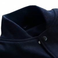 Vestes universitaires réversibles en jean matelassées imperméables pour hommes, en Spandex/Nylon, style gothique, sur mesure, vente en gros, très demandées