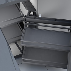 Solución para Gabinetes de Esquina con Ángulo de 90° (Izquierda/Derecha) con Cestas Extraíbles de Madera para Cocina, Organizadores Ahorradores de Espacio con Bandejas Giratorias - Product Image 2