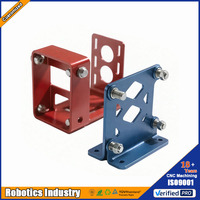 Support de montage creux en aluminium sur mesure, pièce usinée CNC de précision pour l'assemblage de modules robotiques