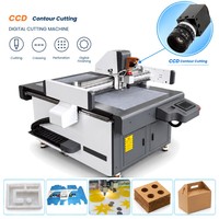 Machine de découpe numérique pour autocollants en vinyle imprimé, panneaux en mousse KT, enseignes, présentoirs POS, découpe de contour par caméra CCD