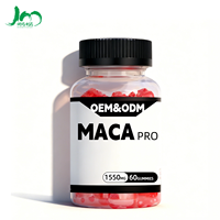 Gummies à l'extrait de racine de maca biologique, approvisionnement direct usine, pour la vitalité masculine, complément énergétique sain, Maca noire Plus