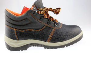 Chaussures de sécurité électriques pour hommes, souliers de sécurité avec bout en acier amovible, en cuir gaufré, Anti-smash, bout en acier - Product Image 5