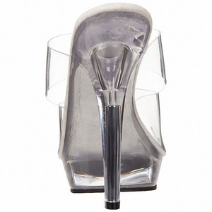 Zapatillas Transparentes Elegantes con Tacón de 13 cm para Travestis, Zapatos Fetiche, Baile en Barra, Bailarinas, Modelos, Vestidos de Pasarela, Novias - Product Image 4