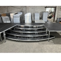 Équipement de décoration de mariage, scène en aluminium, plateforme de scène, scène d'exposition, présentoir