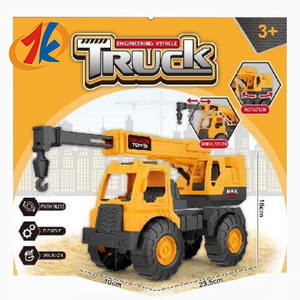 Plastic Construction Vehicles Engineering <strong>Toy</strong> Set for Kids Including Loader Forklift Crane Tip <strong>Lorry</strong> Agitating - Product Image 2