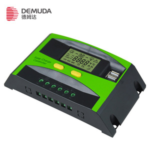 Contrôleur de charge solaire Demuda 12V 24V 48V PWM 20A 30A avec écran et ports USB pour système de panneaux solaires - Product Image 2