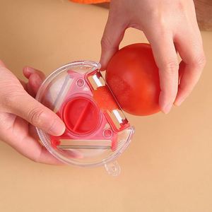 <b>Kitchen</b> 3 in 1 Peeler Rotary Multi-purpose Stainless Steel Blade Peeler Potato Carrot Fruit Vegetable Peeler - Product Image 2