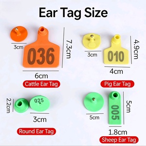 Attrezzatura per Allevamento Identificazione Animali <span class=keywords><strong>Domestici</strong></span> Etichette per Orecchie di Pecore Suini Maiali Bovini Mucche - Product Image 2