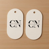Étiquettes personnalisées pour entreprises avec logo, papier couché, impression numérique, pelliculage, étiquettes personnalisables pour vêtements et événements