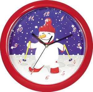 <span class=keywords><strong>Orologio</strong></span> da Parete Rotondo in Plastica Bestseller, Design Semplice <span class=keywords><strong>con</strong></span> Suono di Uccelli, Numeri Arabi, Movimento al Quarzo, Decorazione per la Casa - Product Image 4