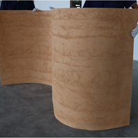 Grande dalle murale en terre battue, imperméable, ignifuge, design moderne, pour chambre, salle à manger, intérieur, extérieur, hôtel, villa, décoration facile
