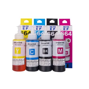 Tinta Dye Universal untuk Epson L110 200 210 300 350 355 550 555 800 70Ml Tinta Dye Isi Ulang untuk Epson Printer Seri L
