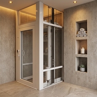 Meilleur prix, monte-escalier hydraulique en acier inoxydable certifié ISO, fonctionnement fluide et sûr, pour personnes âgées, handicapées, usage en villa, PVC intérieur
