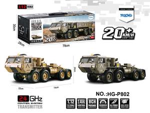 Camión <span class=keywords><strong>RC</strong></span> Original HG-P802 PRO con Luces y Sonido, Escala 1/12, 2.4G, M983, 739mm, Camión Militar del Ejército Estadounidense <span class=keywords><strong>8X8</strong></span>, Sin Batería ni Cargador - Product Image 5
