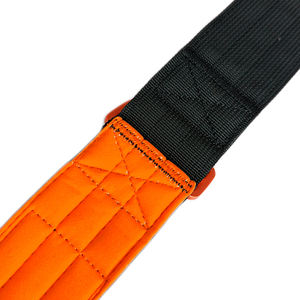 नया डिजाइन समायोज्य आराम नायलॉन नियोप्रोन पंड नारंगी एल्यूमीनियम बकल सामरिक कुत्ते कॉलर और पट्टा सेट - Product Image 4