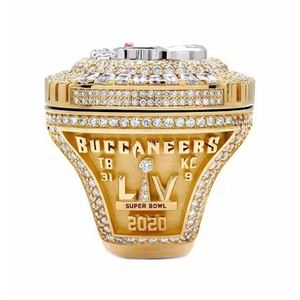 Anillo de Campeonato de los Tampa Bay Buccaneers, Aleación de Oro, Recuerdo para Fanáticos, Joyería Unisex - Product Image 3