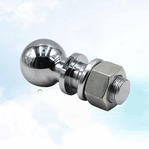 <b>Chrome</b> 50mm/2inch Steel Hitch Mount Tow Ball 6000Lbs Capacity Coupling Trailer Parts for RV Camper Caravan Accessories - Product Image 4