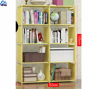 Estantería Mágica de Plástico PP para Bricolaje, 8 Cubos, Estantería de Esquina, Pequeñas Estanterías Cúbicas Blancas - Product Image 5