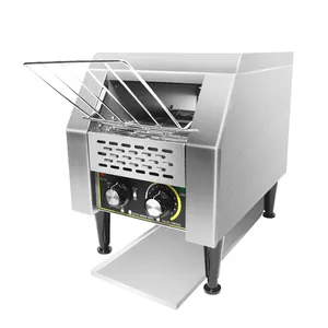 Профессиональный электрический Конвейерный тостер из нержавеющей стали, тостер для бургеров, тостер для Dicos, для ресторана, фаст-фуда
