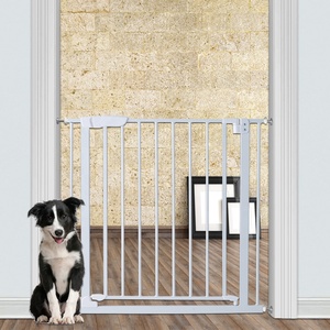 Barrière de sécurité multifonctionnelle <span class=keywords><strong>pour</strong></span> animaux domestiques, clôture de protection <span class=keywords><strong>pour</strong></span> chats et chiens, garde-corps d'escalier intérieur, grande taille - Product Image 1