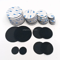 Bande de fixation auto-agrippante ronde avec support en adhésif acrylique sensible à la pression double face 3M 9448A, imperméable