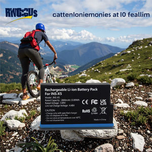 แบตเตอรี่ดิจิตอล 2800mAh สำหรับกล้องแอคชั่น Insta360 X5 แบตเตอรี่ทดแทนที่เหมาะสม แรงดันไฟฟ้า 4.48V ชาร์จได้นาน <span class=keywords><strong>3</strong></span> ชั่วโมง อายุการใช้งานแบตเตอรี่ยาวนาน มีสินค้า <span class=keywords><strong>2</strong></span>-4 ชิ้น - Product Image 5