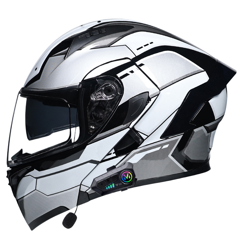 Argent haut de gamme transparent + Y10 Bluetooth