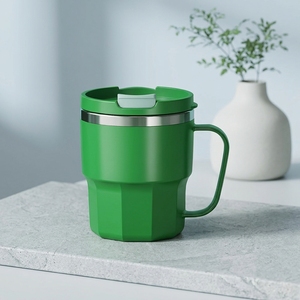 2025 gran oferta promoción BPA libre doble pared de acero inoxidable vaso de viaje taza de café con PP exterior 400ML - Product Image 6