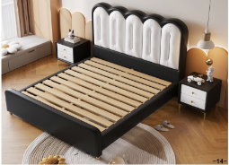 <span class=keywords><strong>Lit</strong></span> d'enfant moderne en bois rembourré en silicone couleur crème, <span class=keywords><strong>lit</strong></span> <span class=keywords><strong>de</strong></span> princesse pour filles, design simple <span class=keywords><strong>rose</strong></span> poudré pour chambre à coucher - Product Image 5