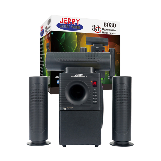 JERRY Professional Speaker Home Theater System Surround 3.1 24 Channel Audio Mixer Speaker with FM JR-6030