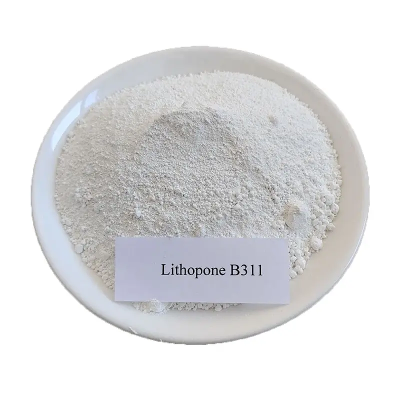 Barium seng sulfida b301 Lithopone untuk lapisan b311 pigmen putih Lithopone harga pabrik untuk cat