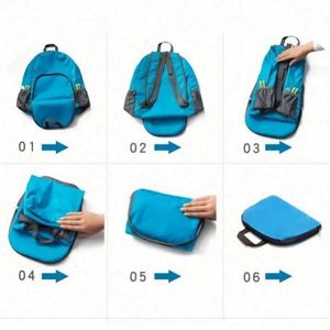 Cheap Durable Custom Ultralight Folding <b>Back</b> <b>Pack</b> Outdoor Sports Travel <b>Waterproof</b> Foldable Backpack - Product Image 3