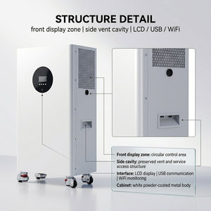 Sistema de Baterías para Almacenamiento de Energía, 115 kWh, LiFePO4, Sistema de Almacenamiento de Energía Doméstico, Sistema de Energía Solar de 8 kW, Sistema Solar Completo de 5 kWh - Product Image 6