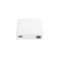 Boîtier terminal fibre optique mural mini FTTH G652D G657A1 G657A2 2 ports pour accès abonné intérieur et installation sur site