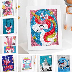 Cuadro de Diamantes 5D DIY de Alta Calidad <span class=keywords><strong>con</strong></span> Marco, Kits de Arte para Niños - Product Image 1