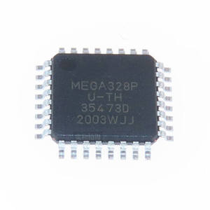 Nuevo Componente Electrónico, Microcontroladores de 8 bits, 1.8V-5.5V, 23I/O, 20MHz, 32kB - MCU TQFP-32 ATMEGA328P-AU - Product Image 1