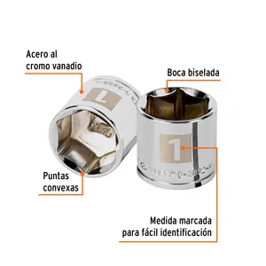 Master con 36 unità 1 'socket, 6 punti, 3/8 'drive, Truper - Product Image 2