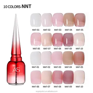 Fournitures d'ongles pour professionnels comme Gel à ongles OEM Nude rose couleurs séchage rapide Semi-permanent LOGO personnalisé Uv Gel vernis à ongles