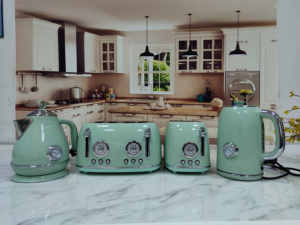 <span class=keywords><strong>Grille</strong></span>-<span class=keywords><strong>pain</strong></span> électrique automatique en acier inoxydable 4 tranches style rétro – Nouveauté 2023 en promotion - Product Image 5