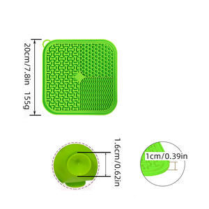 Custom Pet Licking <b>Mat</b> Feeder <b>Cat</b> Dog Lick <b>Mat</b> Eco-friendly Pet Slow Feeder Silicone Lick <b>Mats</b> for Dogs Pet - Product Image 6