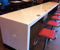Acryl-Marmor-Esstisch-Set für 4 Personen, Moderner Stuhl und Tisch für Restaurants