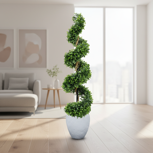 Árbol Artificial de Simulación Milán de Alta Calidad y Ecológico, Bonsái Verde para Decoración del Hogar y Oficina, Ideal para Cumpleaños, Hecho de Plástico - Product Image 5